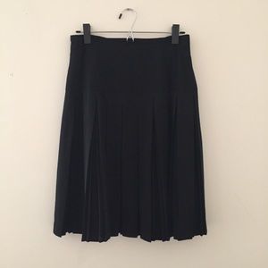 Vintage Pleated High Waisted Skirt